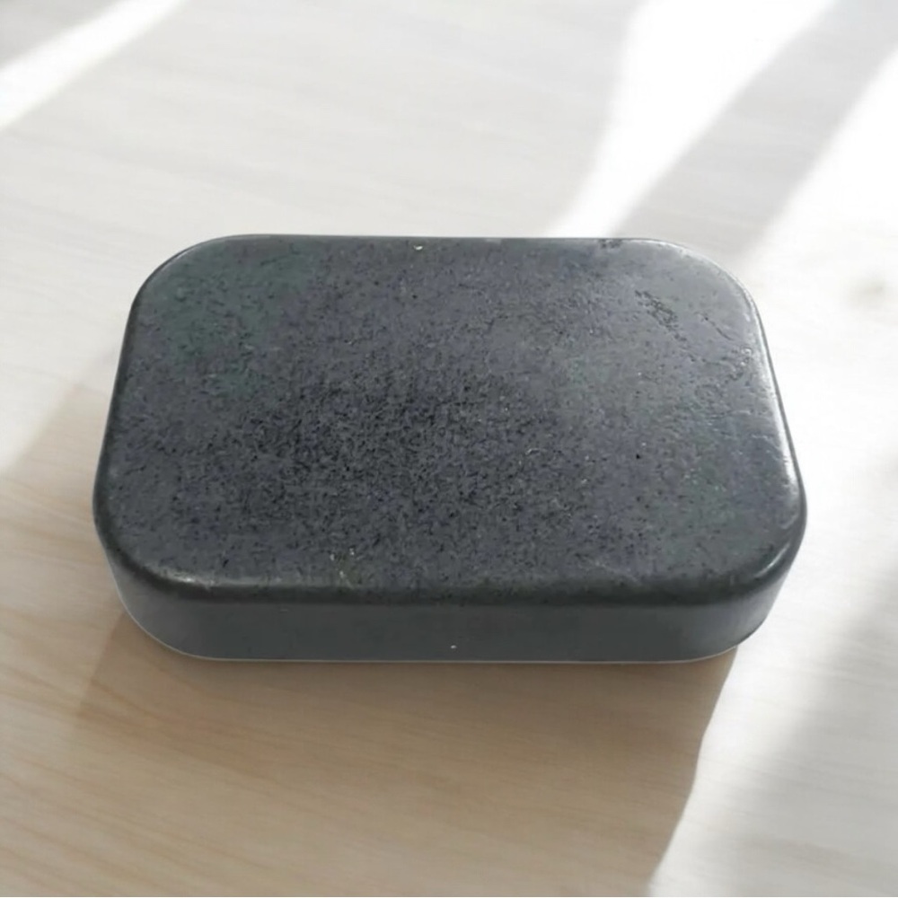 Charcoal tea tree lemongrass face and body bar. 3oz